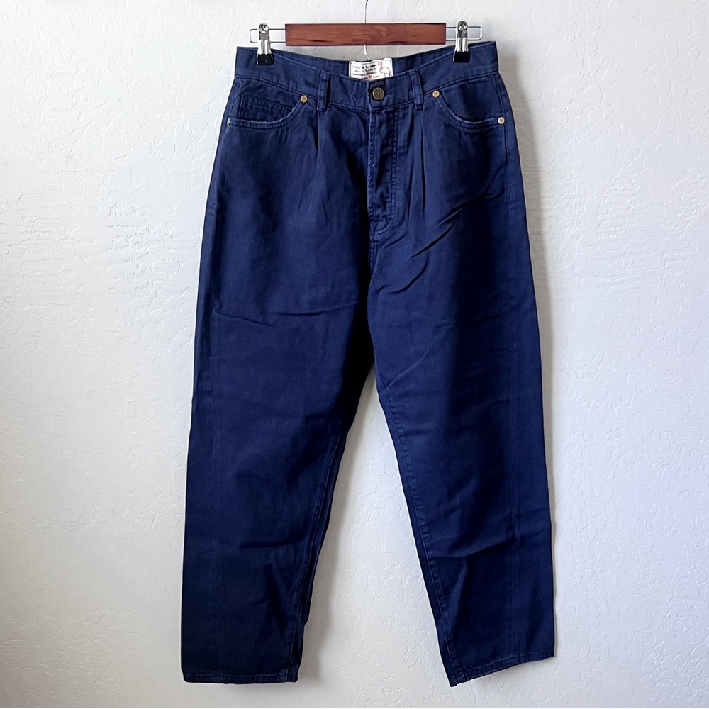 NWOT Sandrine Rose X Free People Navy Trouser Jeans